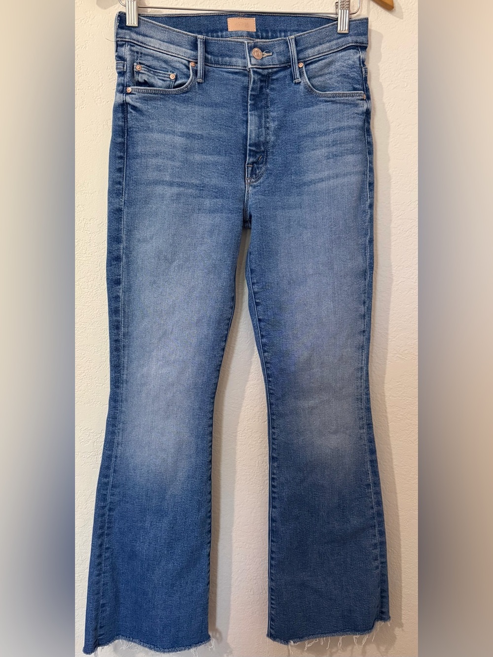 Mother The weekender Fray in Fan Favorite Blue Flare - Size 28